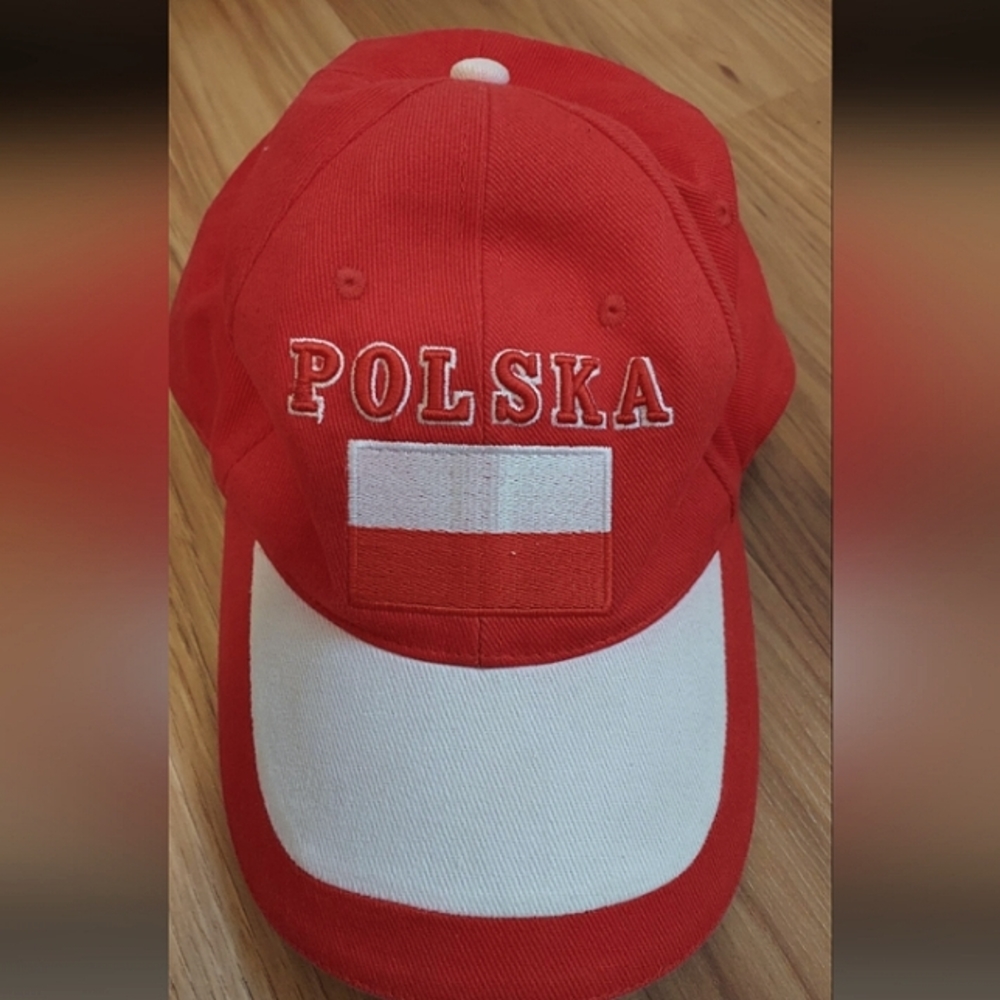Polska Poland Baseball Cap One Size Fits All Red White Read Flaw